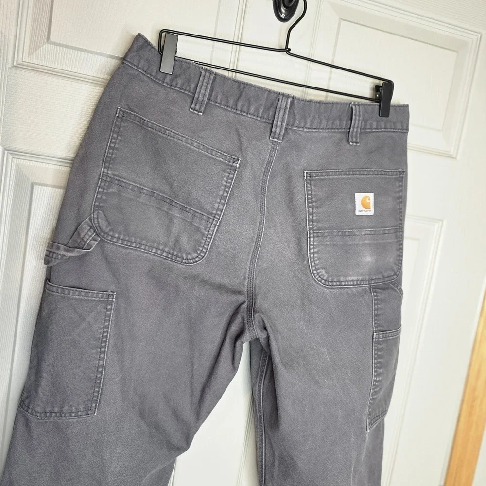 Carhartt 66x32 Rugged Flex Relaxed Double Knee Distressed Utility Work Pant